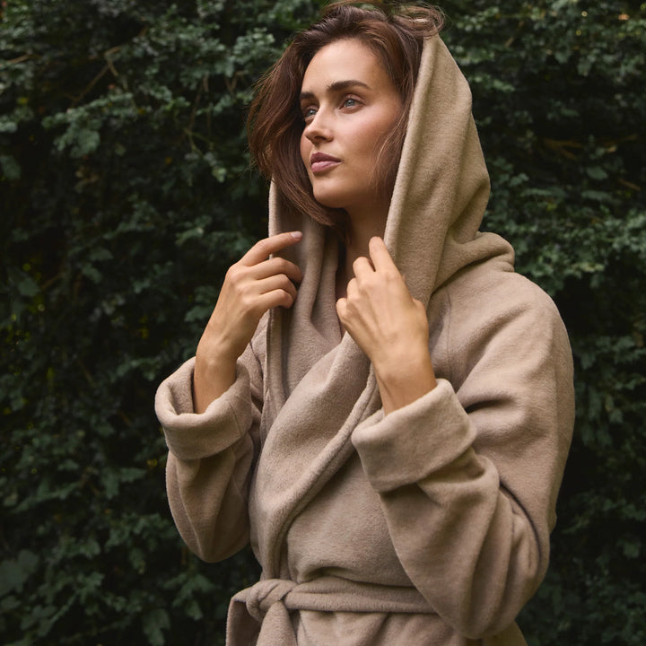 MOUNT EVEREST Fleece Badjas - Beige
