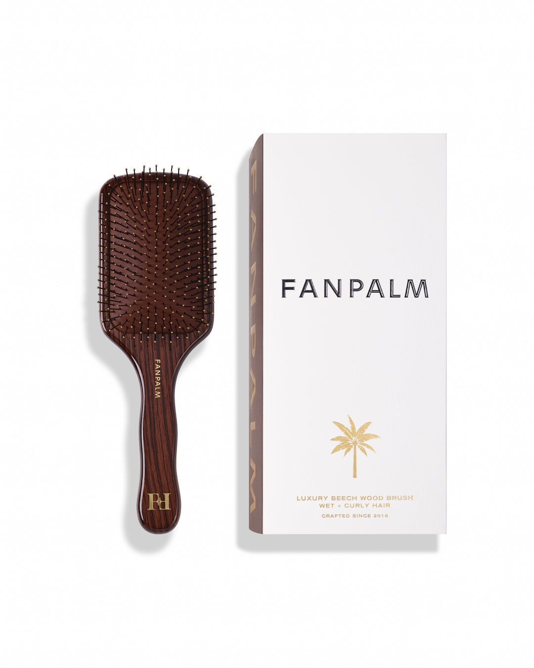 Beech Wood Wet + Curly Hairbrush