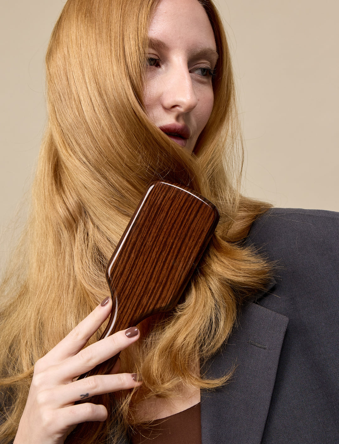 Beech Wood Boar- & Nylon Hairbrush
