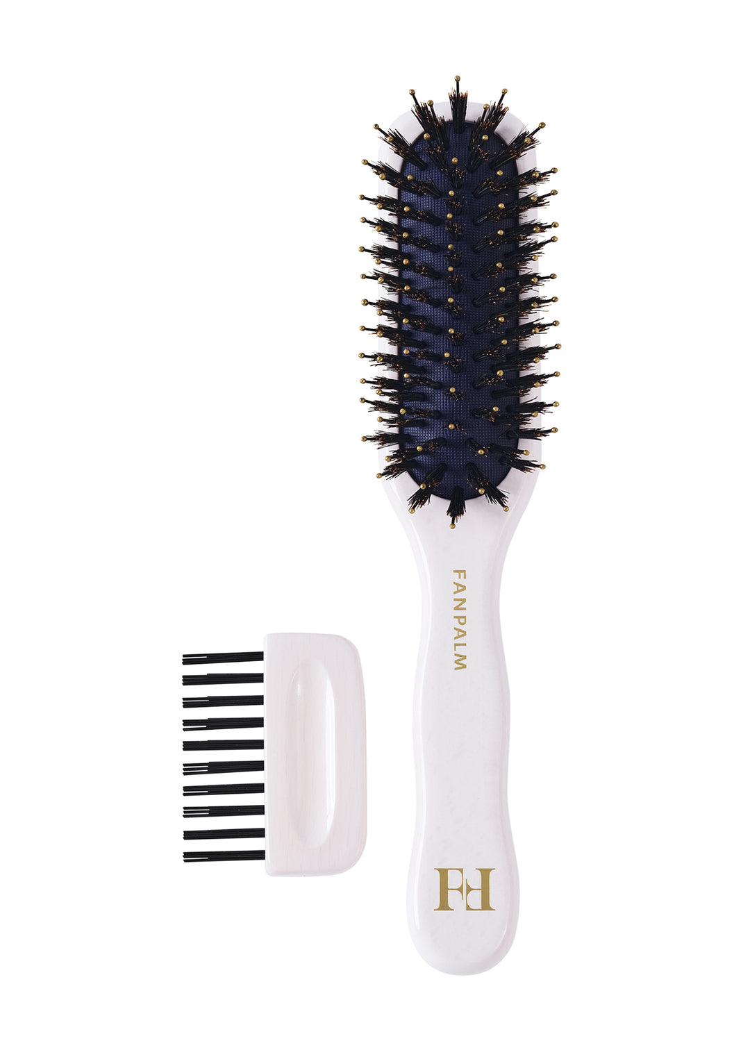 Beech Wood Boar- & Nylon Hairbrush Tall Slim