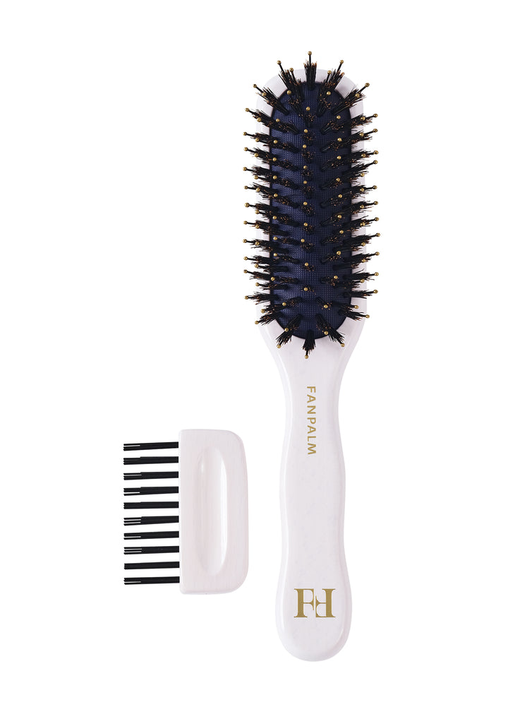 Beech Wood Boar- & Nylon Hairbrush Tall Slim