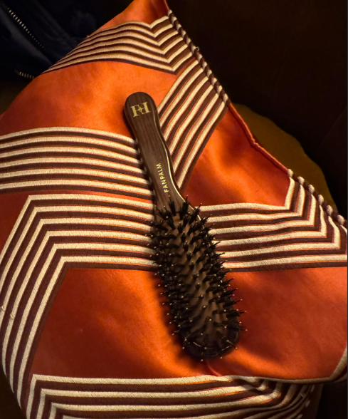 Beech Wood Boar- & Nylon Hairbrush Tall Slim