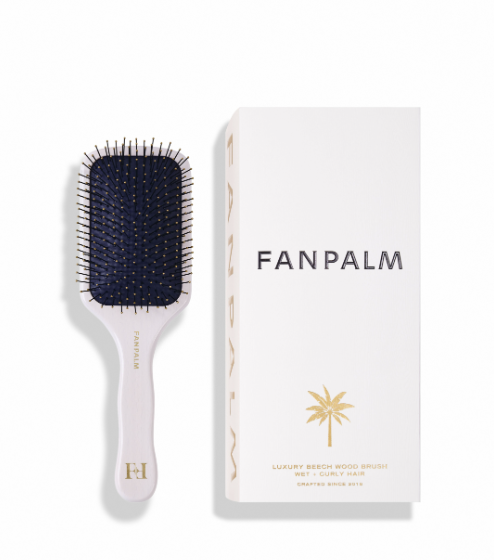 Beech Wood Wet + Curly Hairbrush