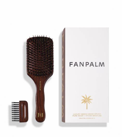 Beech Wood Boar- & Nylon Hairbrush