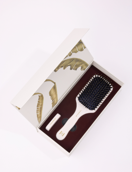 Beech Wood Boar- & Nylon Hairbrush