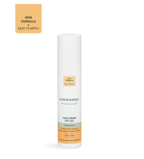 Face cream, SPF 50+, perfume-free