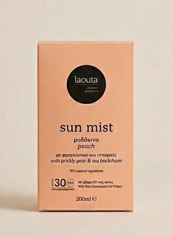 Laouta Sun Mist SPF 30 | Peach